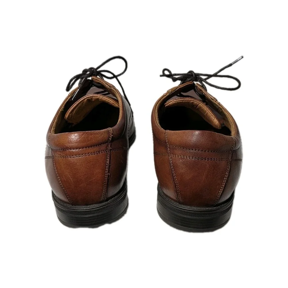 Sharp Florsheim Mens Size 11 EEE Midtown Leather Brown Cap Toe Oxford HTF Shoes